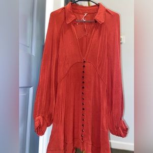 Free People long sleeved dress, size small